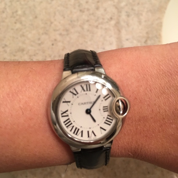 Cartier ballon bleu black leather - Picture 3 of 8